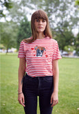 UNISEX SHORT SLEEVE STRIPY TEE