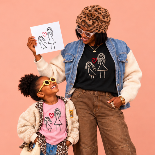 Doodle Embroidered T-shirt