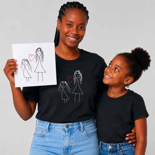 Doodle Embroidered T-shirt