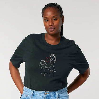 Doodle Embroidered T-shirt