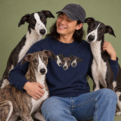 Embroidered Pet Portrait Sweatshirt